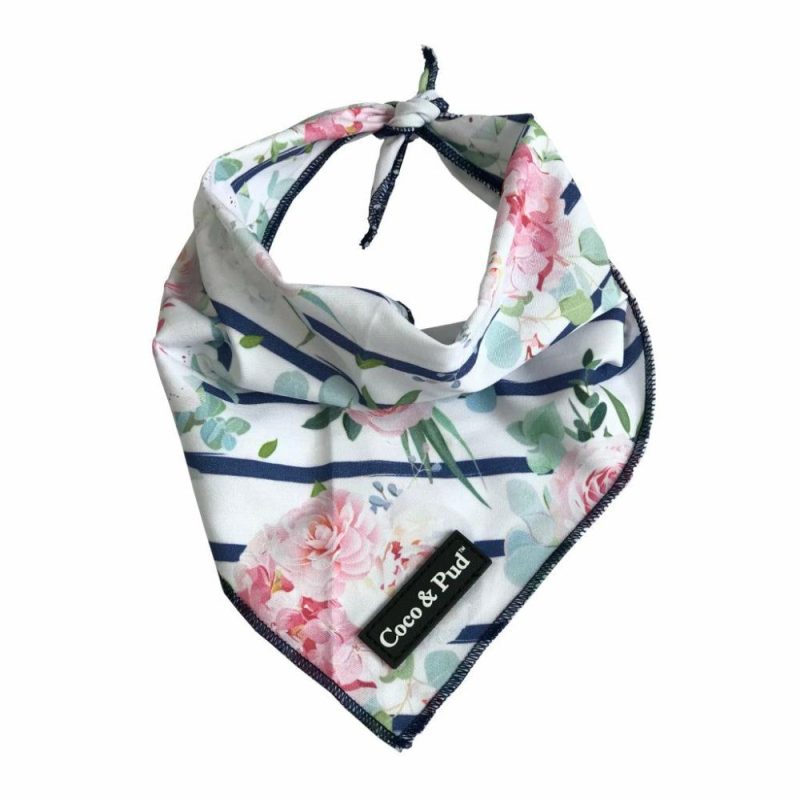 Bandanas | Floral Blooms Cotton Cat Bandana