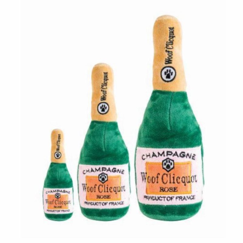 Birthday | Woof Clicquot Rose Champagne Dog Toy