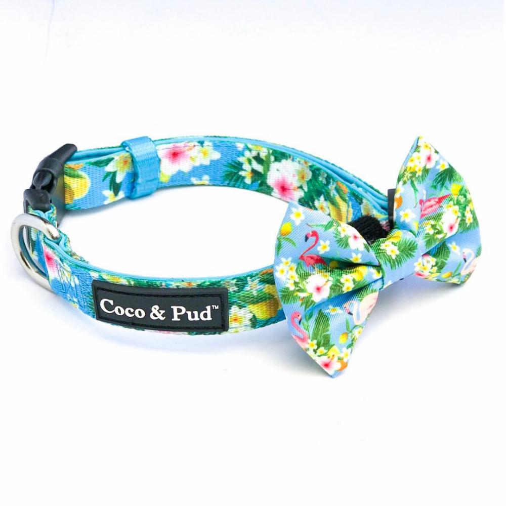 Bow Ties | Flamingo Tropical Dog Bow tie