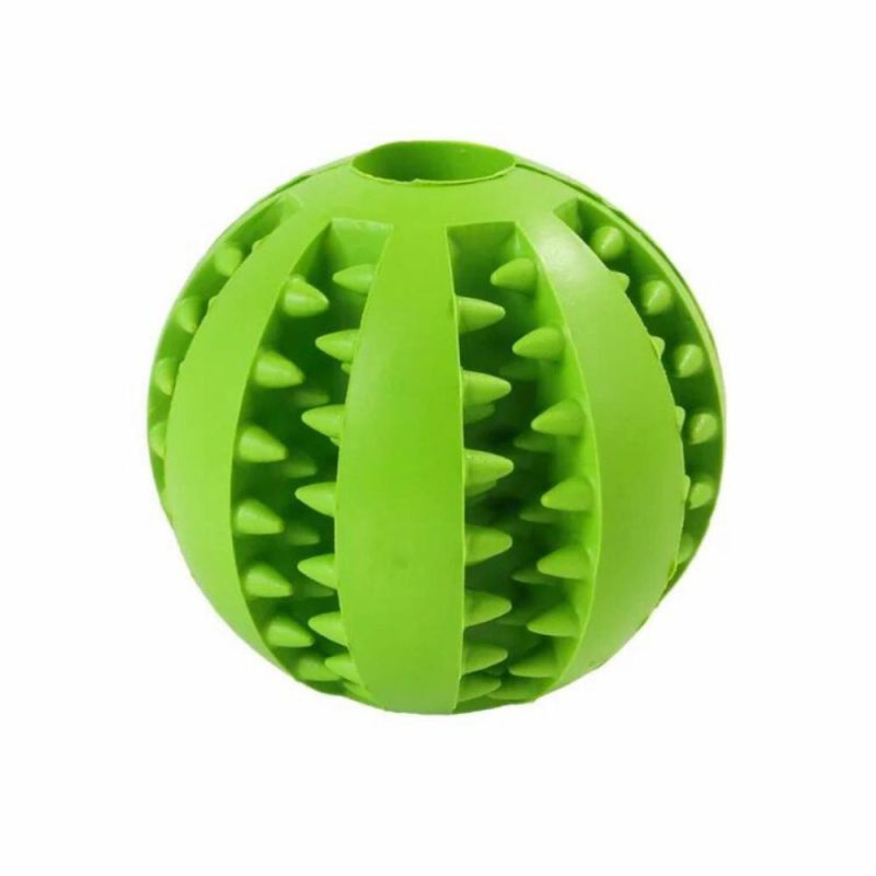 Christmas | Enrichment Interactive Dog Treat Ball Toy- Spring Green