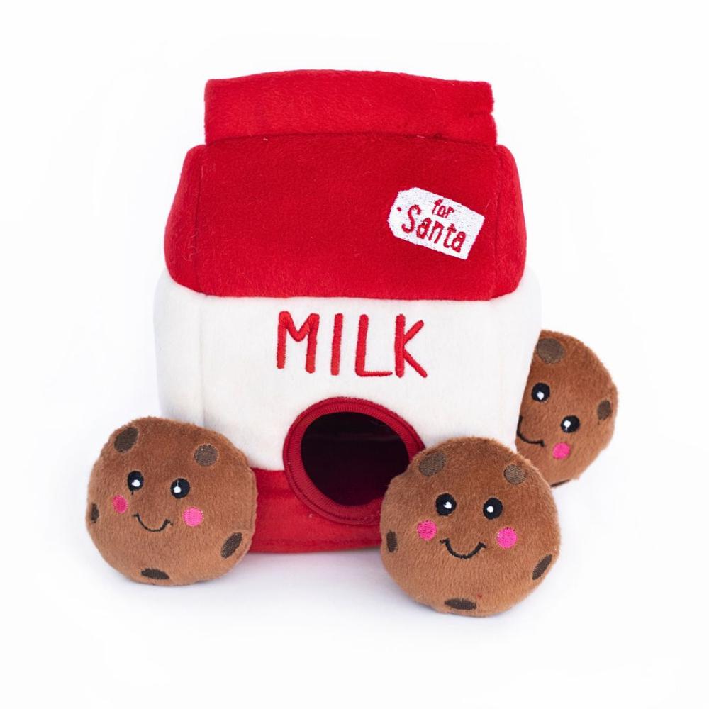 Christmas | Santa’s Milk and Cookies Christmas Dog Toy