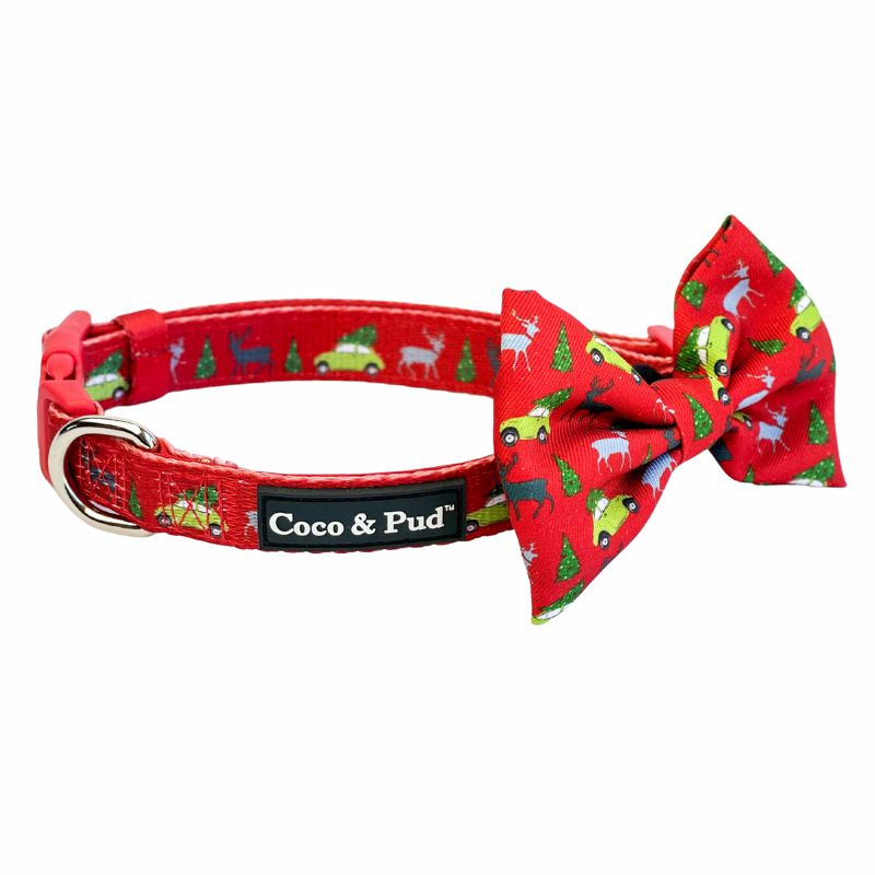 Collars | Deck The Paws Christmas Dog Collar