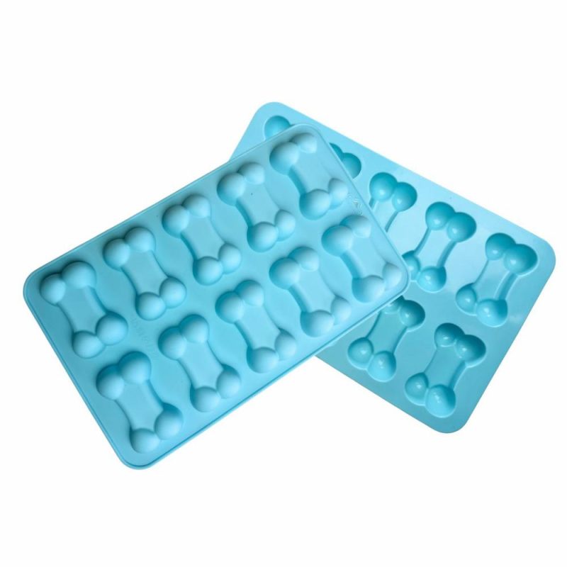 Dog Gelato | Bone Shaped Treat & Ice Cube Mold Tray – Blue