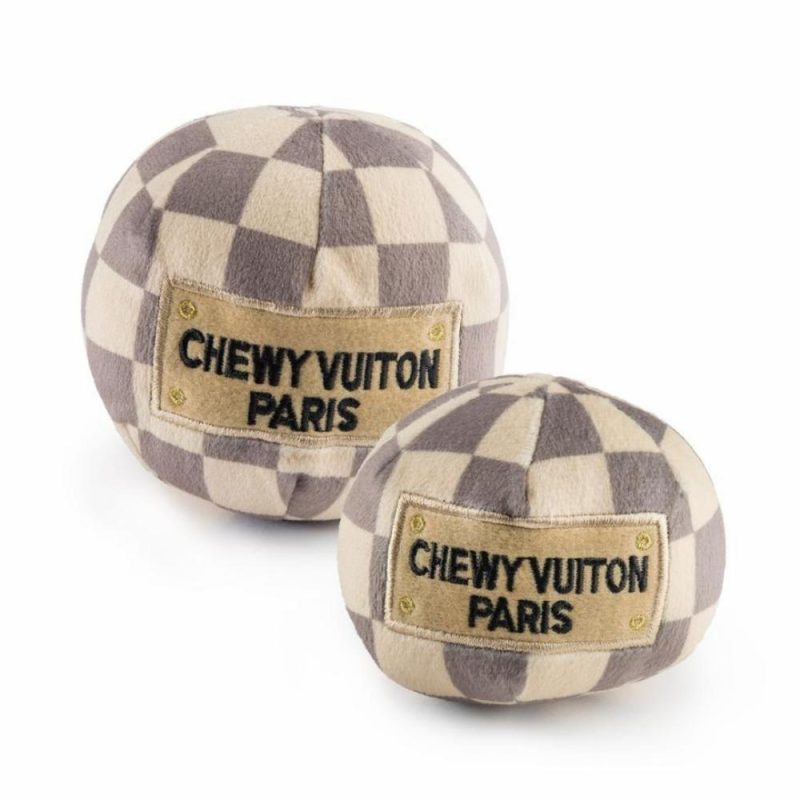 Easter | Checker Chewy Vuiton Ball Dog Toy