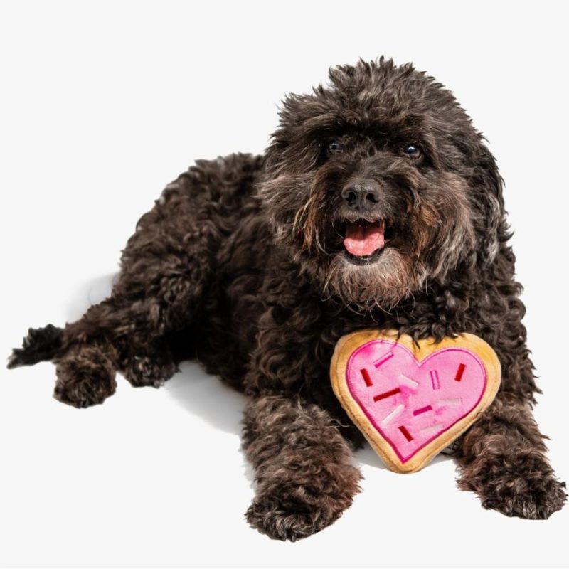 Easter | Pink Heart Sugar Cookie Dog Toy