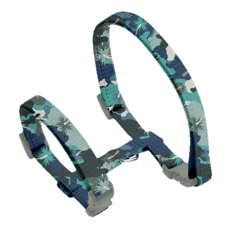 Harnesses | Camo Hibiscus Cat/ Puppy Harness