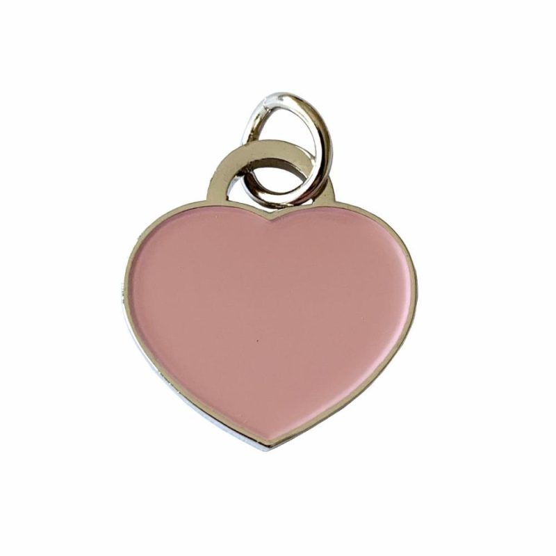 ID Tags & Charms | Audrey Cat ID Tag – Silver/Pink