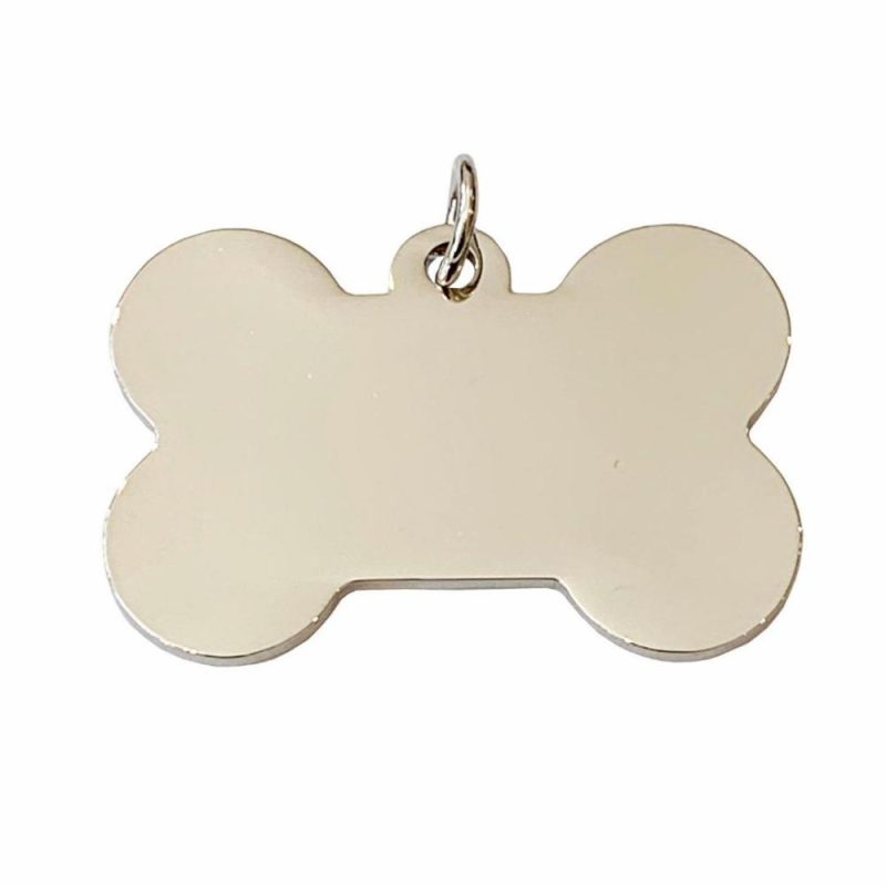 ID Tags & Charms | Bone Dog ID Tag – Silver