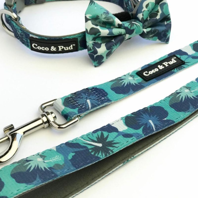 Leads | Camo Hibiscus Reversible Dog lead/ Leash