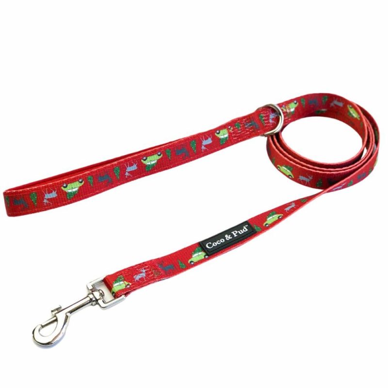 Leads | Deck The Paws Christmas Dog lead/ Leash