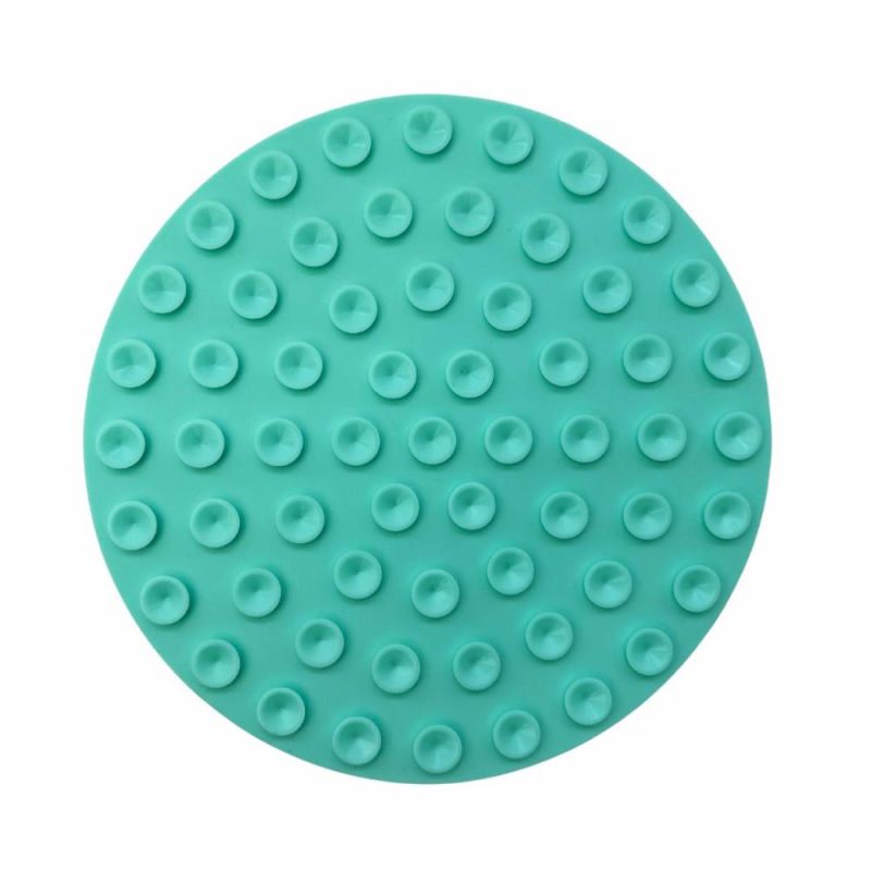 Lick Mats & Slow Feeders | Round Non-Slip Dog Lick Mat- Azure