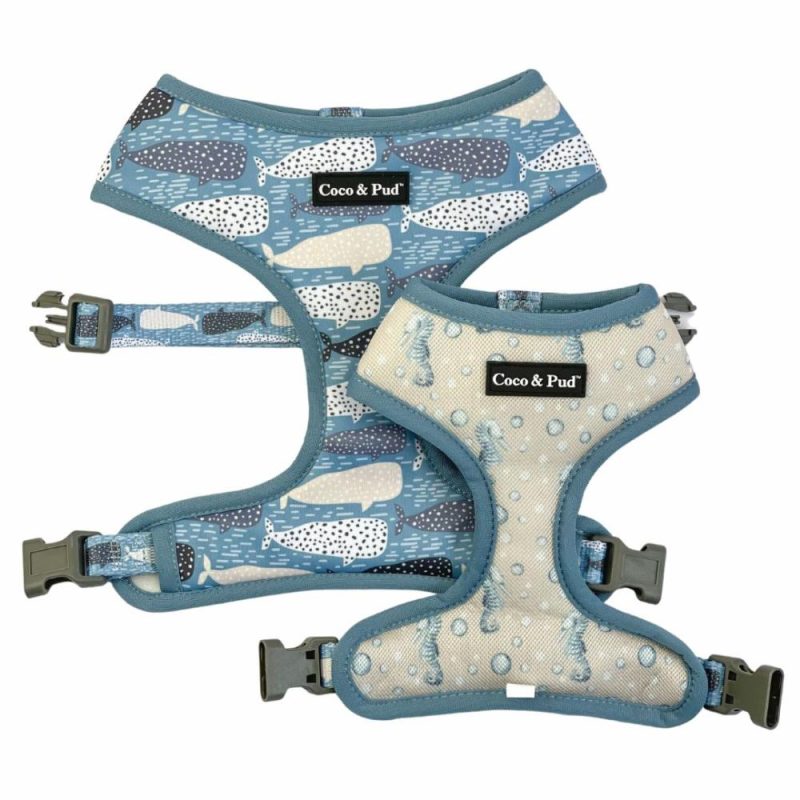 Reversible Harnesses | Whale of a Time Reversible Dog Harness