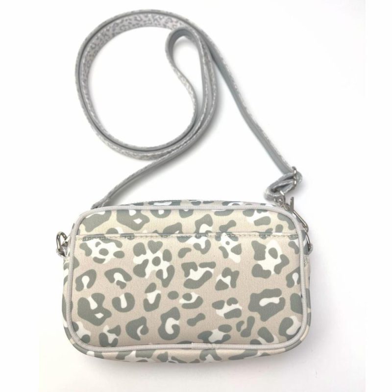 Travel Accessories | Amur Leopard ‘Dog Walking’ Crossbody Bag