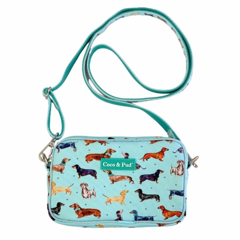 Travel Accessories | Doxie Love ‘Dog Walking’ Crossbody Bag