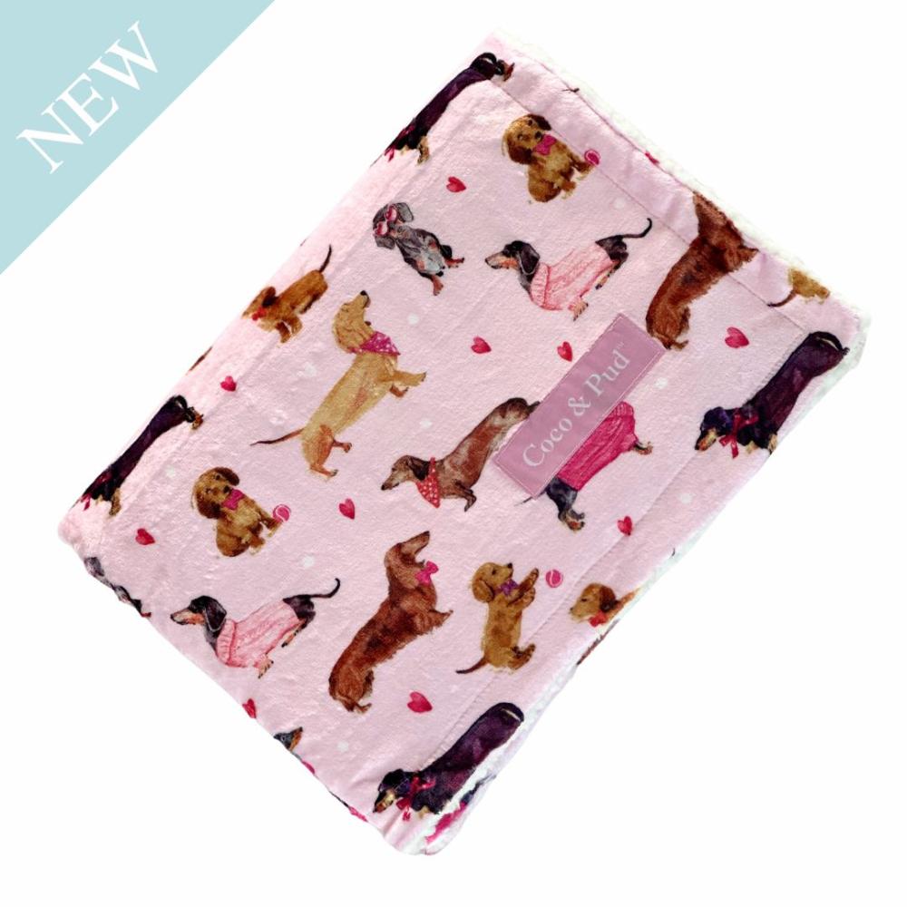 Travel Accessories | Doxie Rose Luxe Blanket