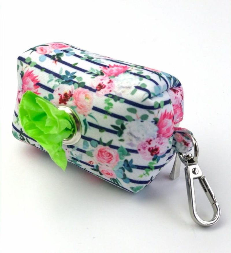 Travel Accessories | Floral Blooms Waste Bag Holder