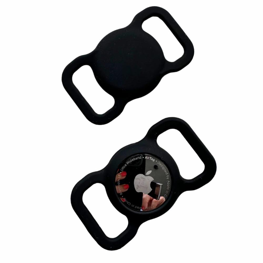 Travel Accessories | Pet AirTag Holder – Black (M/L + Harnesses)