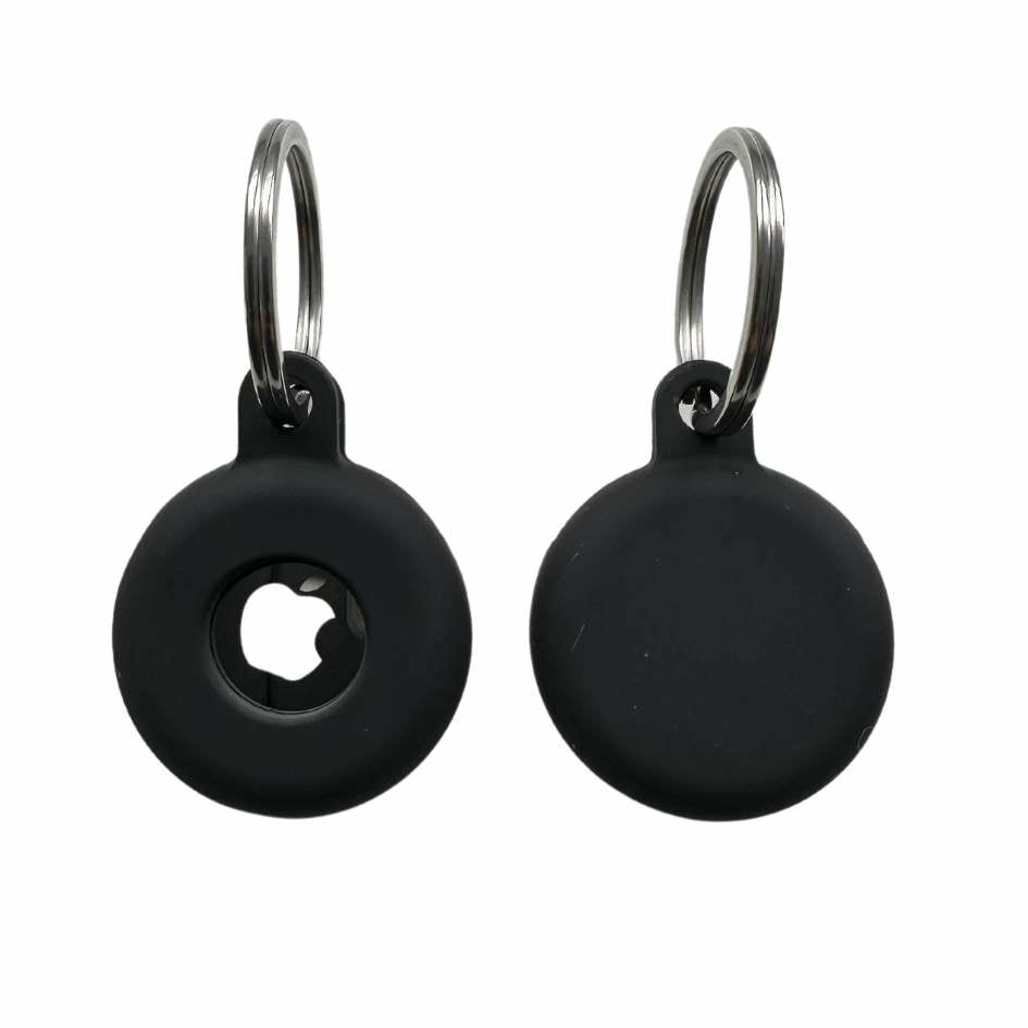 Travel Accessories | Pet AirTag Holder – Black (Ring Mounted)