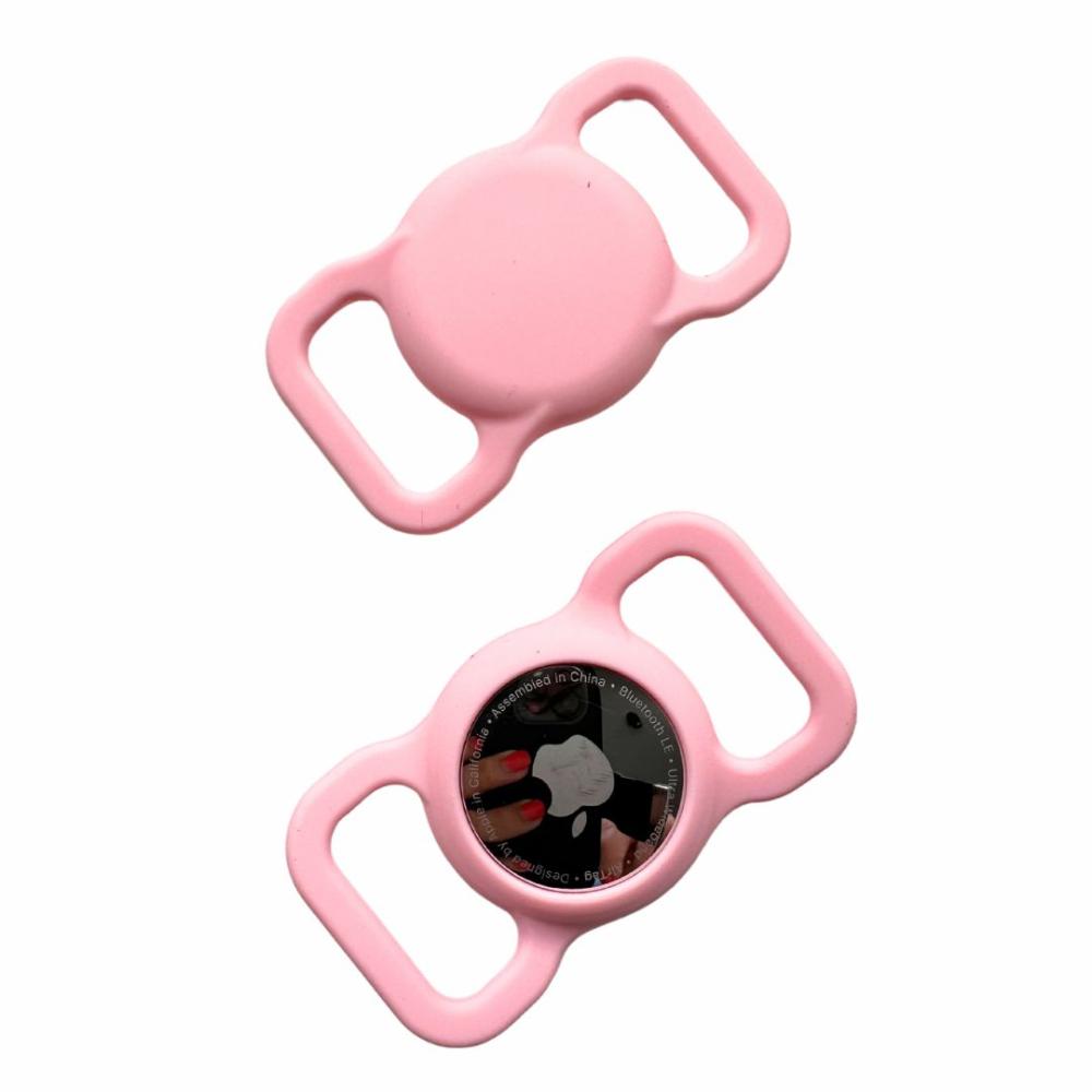 Travel Accessories | Pet AirTag Holder – Light Pink (M/L + Harnesses)