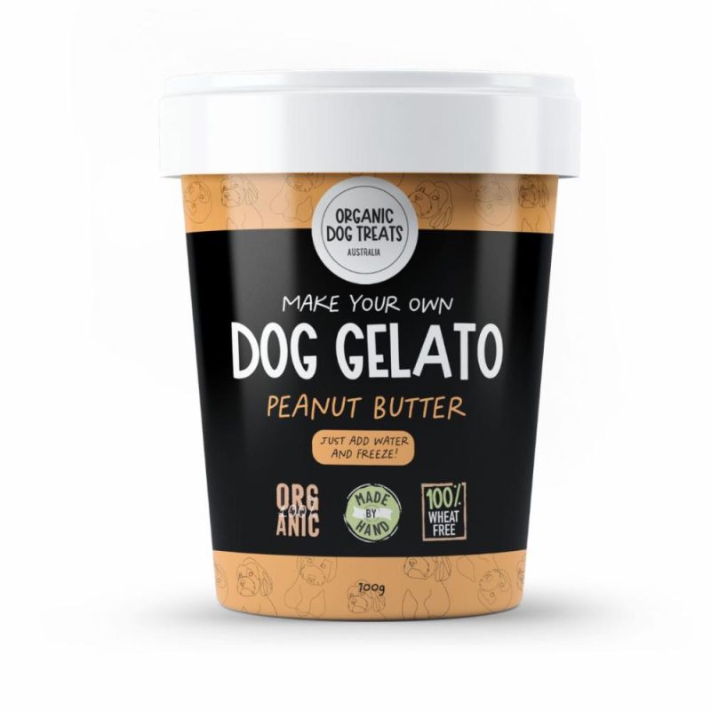 Treats | Organic Dog Treats Australia – 100% Organic Dog Gelato Kit – Peanut Butter