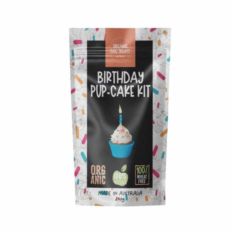 Treats | Organic Dog Treats Australia – Organic Birthday ‘pup-Cake’ Cupcake Baking Kit