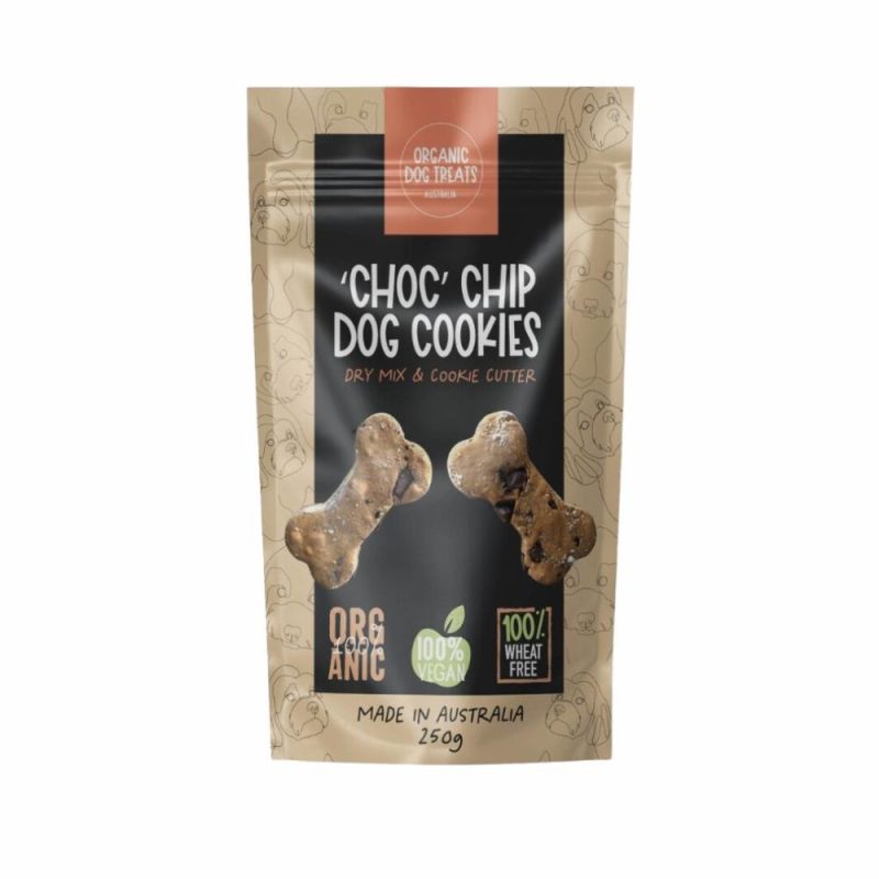 Treats | Organic Dog Treats Australia – Organic ‘choc’ Chip & Peanut Butter Dog Treat Packet Mix