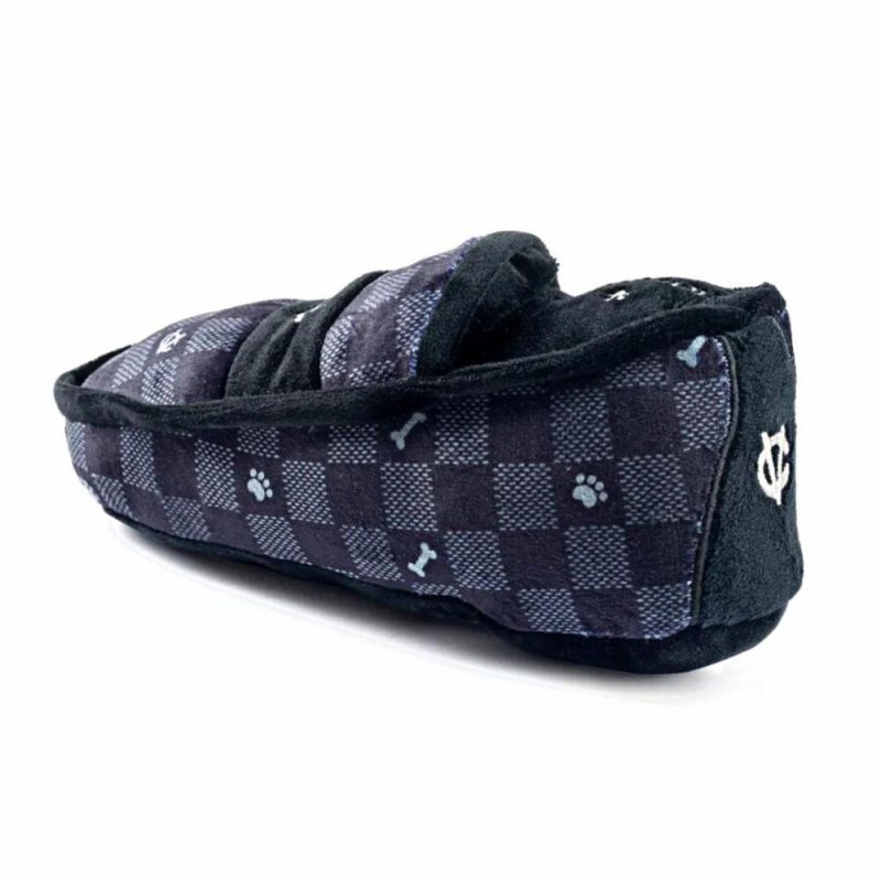 Valentine’s Day | Black Checker Chewy Vuiton Loafer Dog Toy