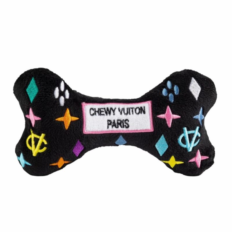 Valentine’s Day | Black Monogram Chewy Vuiton Bone Dog Toy