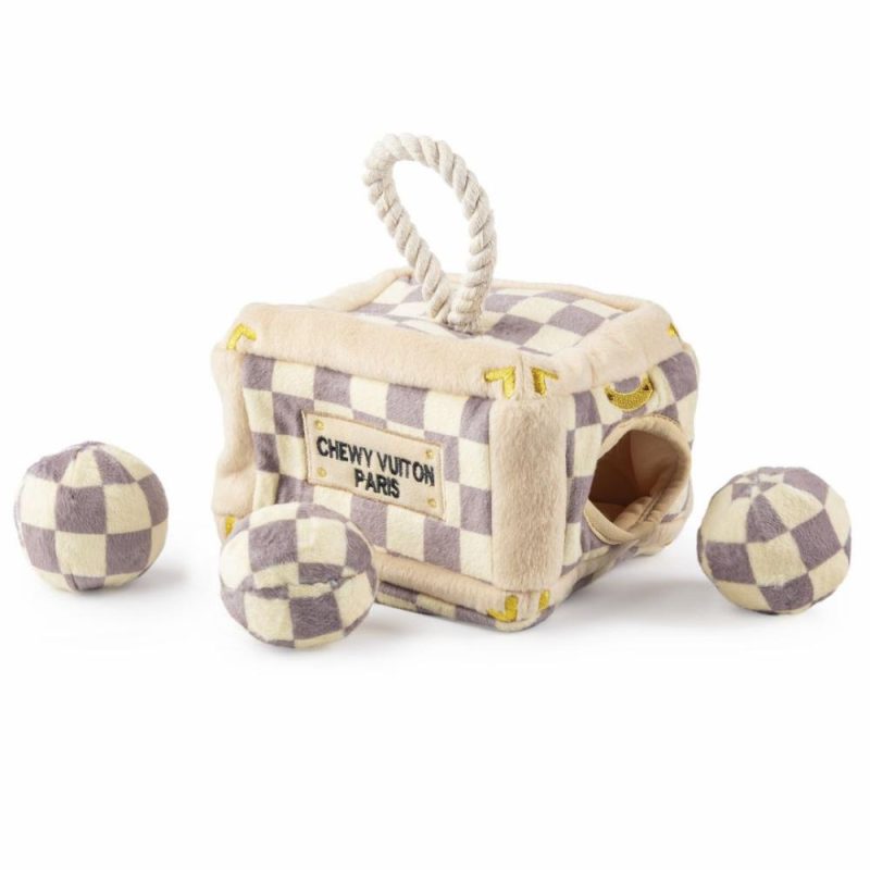 Valentine’s Day | Checker Chewy Vuiton Trunk Activity Toy