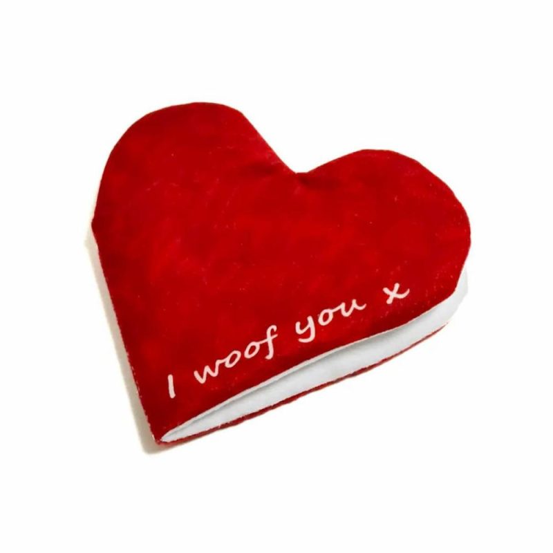 Valentine’s Day | I Woof You Valentine’s Heart Card Dog Toy