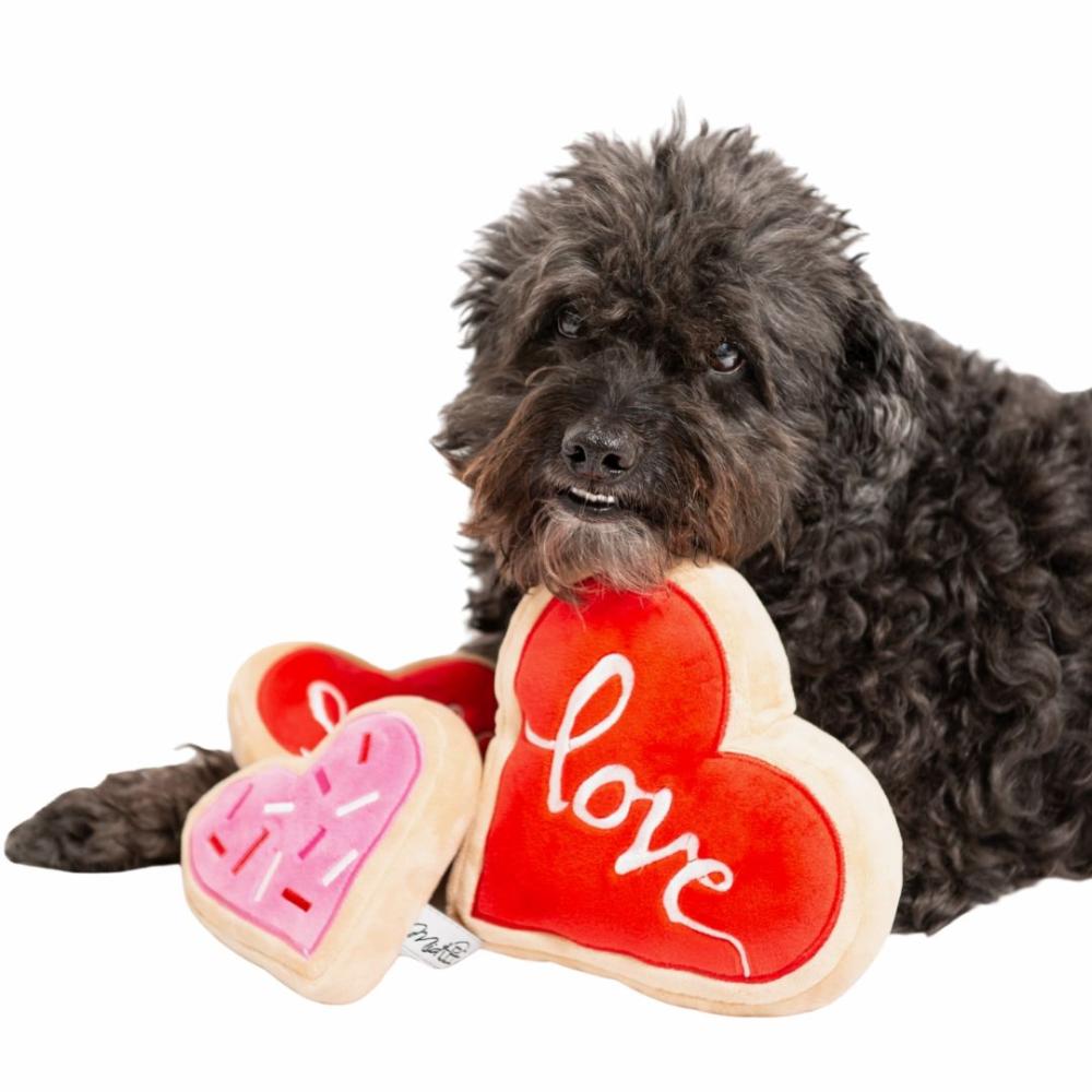 Valentine’s Day | Red Heart Love Sugar Cookie Dog Toy