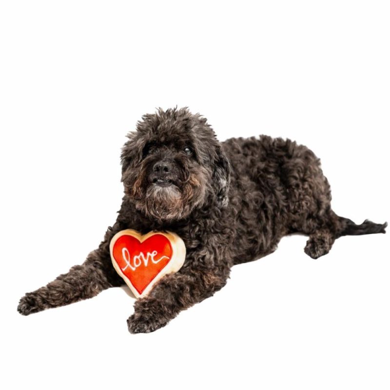 Valentine’s Day | Red Heart Love Sugar Cookie Dog Toy