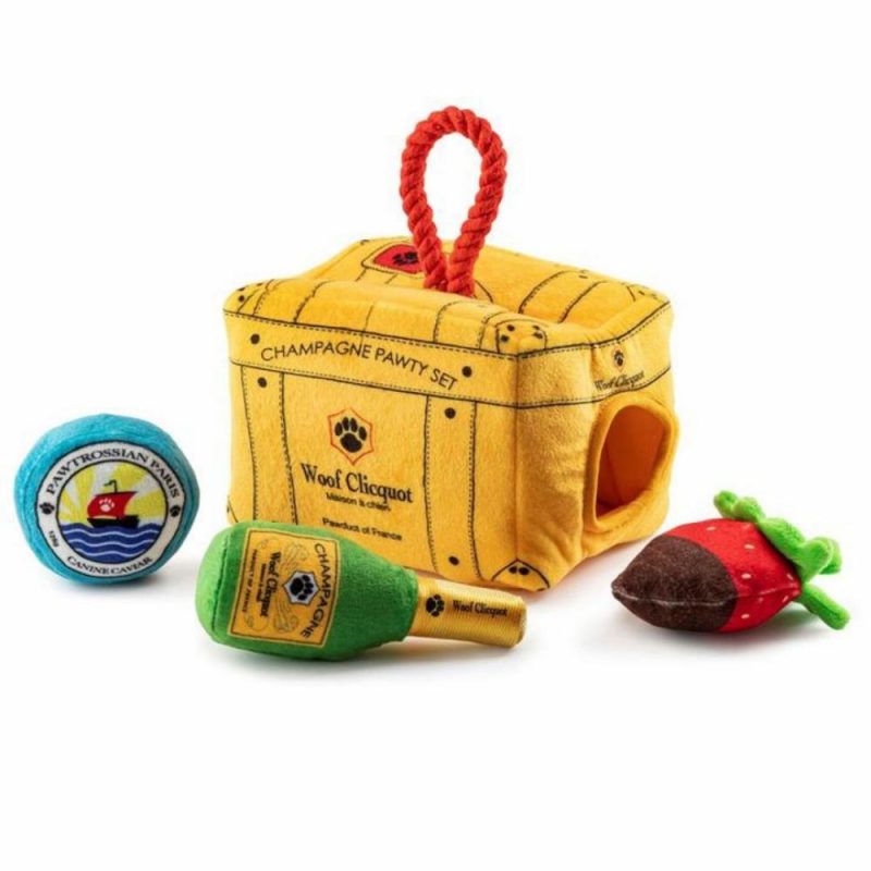 Valentine’s Day | Woof Clicquot Pawty Set Dog Toy