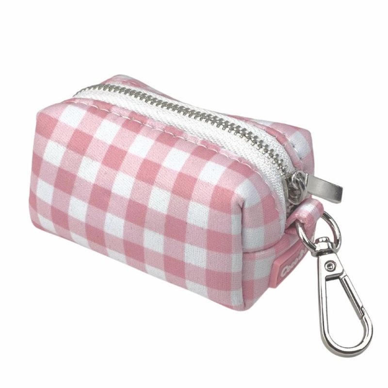 Waste Bag Holders | Gingham Rose Waste Bag Holder