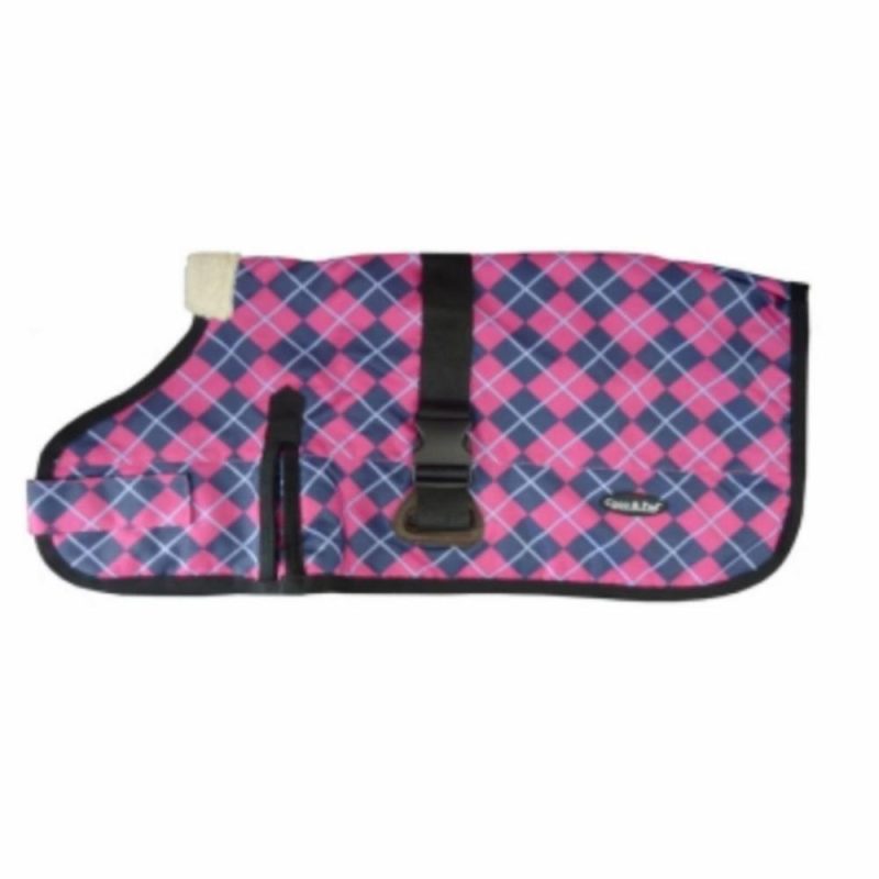 Waterproof Coats | Waterproof Dog Coat 3009-B – Pink Check (for big dogs)