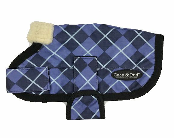 Waterproof Coats | Waterproof Dog Coat 3009 – Blue Check