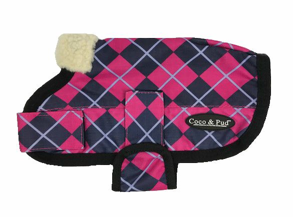 Waterproof Coats | Waterproof Dog Coat 3009 – Pink Check