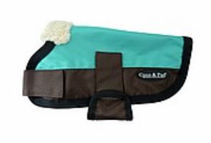 Waterproof Coats | Waterproof Dog Coat 3009 – Teal & Chocolate