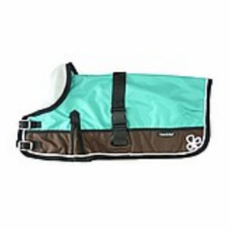 Waterproof Coats | Waterproof Dog Coat 3011-B Teal & Chocolate (For Big Dogs)