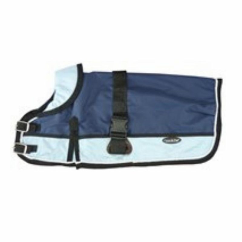 Waterproof Coats | Waterproof Dog Coat 3022-B Navy/ Light Blue (For Big Dogs)