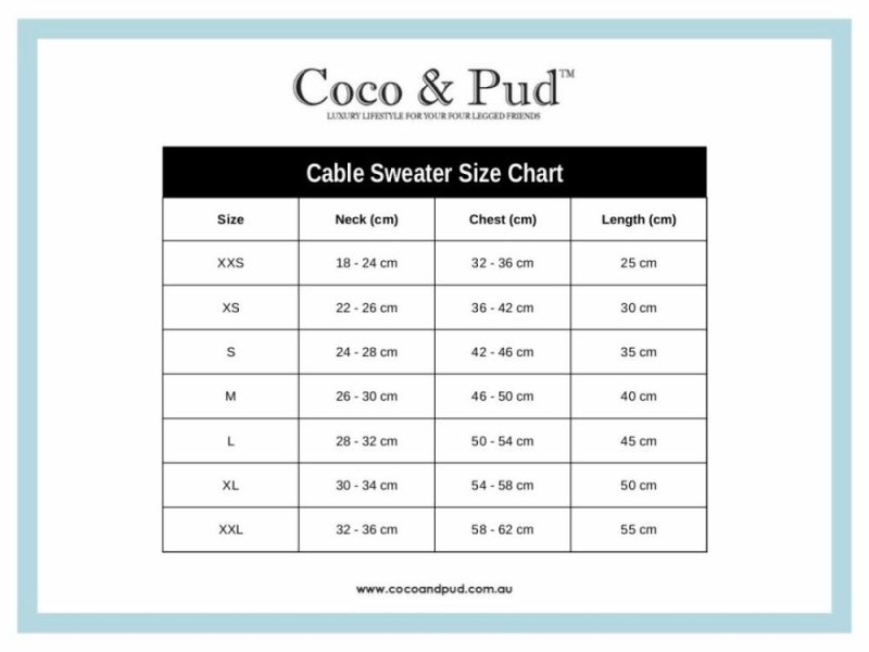 Wool Sweaters | Coco Cable Dog Sweater/ Dog Jumper – Peony