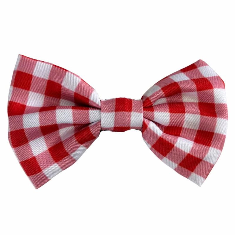 Bow Ties | Gingham Red Dog Bow tie