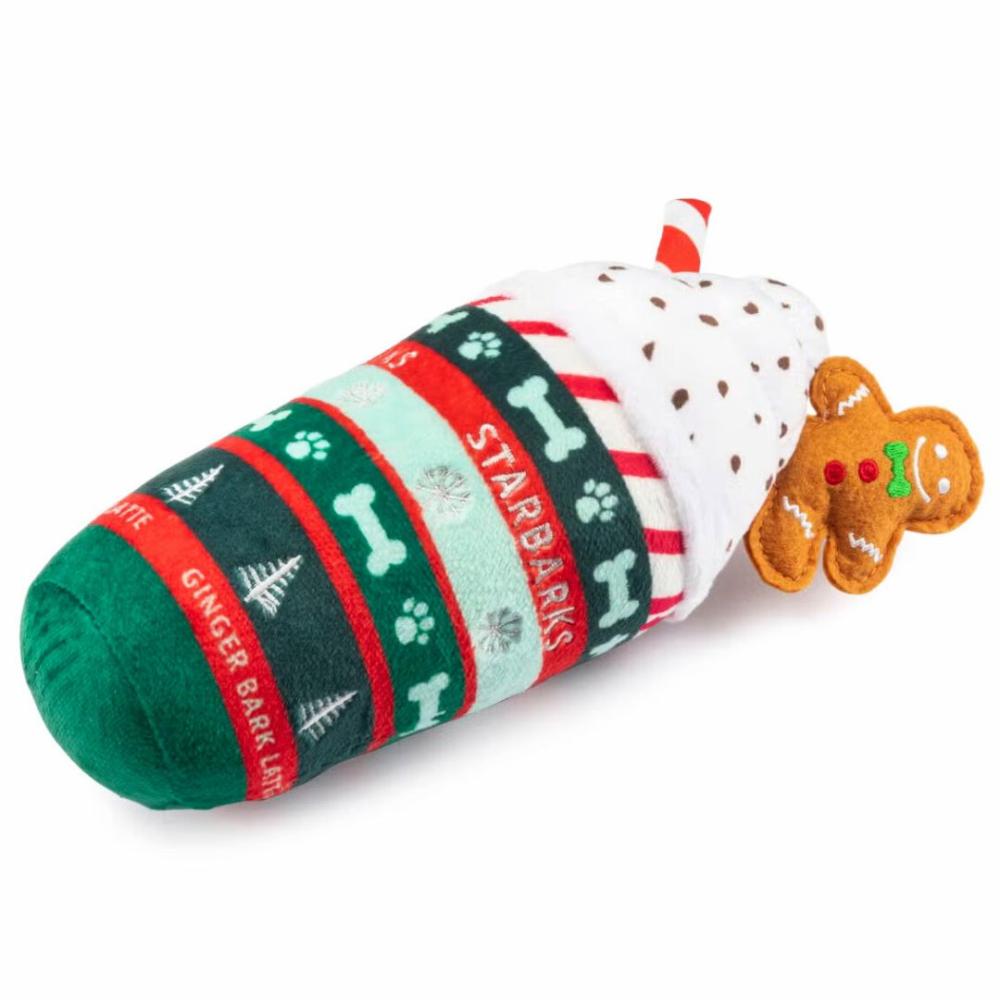 Christmas | Starbarks Ginger Bark Latte Christmas Dog Toy